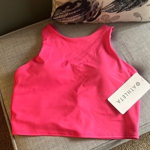 NWT Athleta Conscious Crop - Azalea Pink